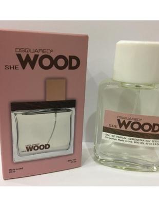 Женские духи тестер she wood dsquared 2 duty free 60 ml