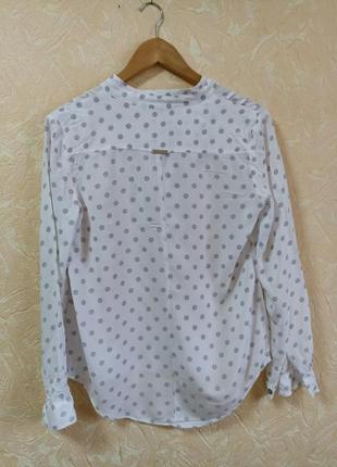Хлопковая нежная блуза в горошек liu.jo3 фото