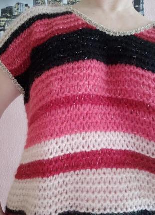 Італійська в'язана жилетка , жилет теплий та легкий у яскравих кольорах.