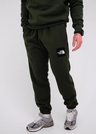 Спортивні штани хакі the north face pants2 фото