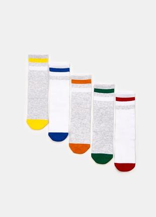 23-26/31-34/35-38/39 размер новые фирменные высокие носки набор комплект 5 паh sinsay носки