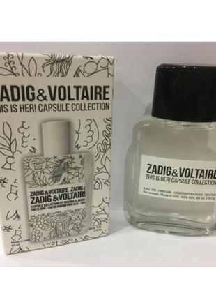Tester dutyfree 60ml zadig & voltaire this is her парфумована вода