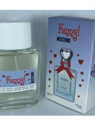 Мини-тестер duty free 60 ml moschino funny, москино фанни