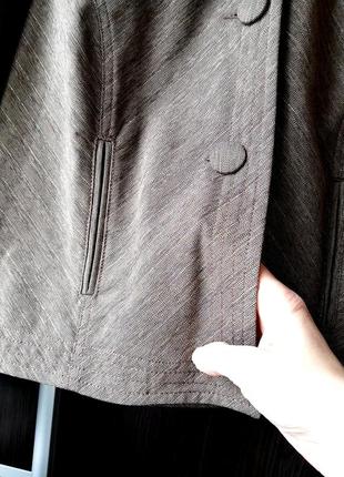 Шикарный, оригинальный новый пиджак с переливом. вискоза, шерсть. marks&spencer4 фото