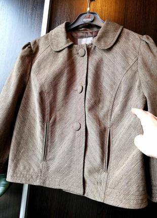 Шикарный, оригинальный новый пиджак с переливом. вискоза, шерсть. marks&spencer10 фото