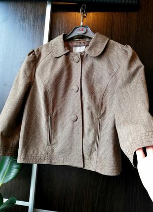 Шикарный, оригинальный новый пиджак с переливом. вискоза, шерсть. marks&spencer1 фото