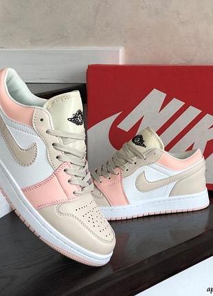 Женские кожаные кроссовки nike air jordan #найк