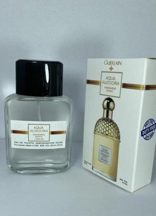 Міні-тестер duty free 60 ml guerlain aqua allegoria mandarine basilic, аква алегорія мандарин базилік1 фото