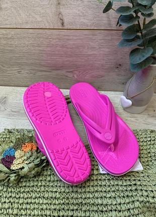 Женские кроксы crocs crocband flip 206100-6qq3 фото