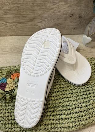 Жіночі крокси crocs crocband flip 206100-1003 фото