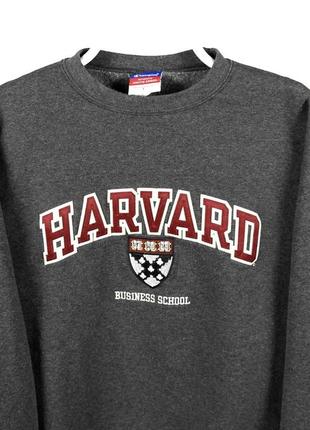 Винтажный свитшот champion harvard2 фото