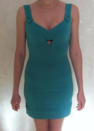 Красивое бирюзовое платье на лето/ бірюзове плаття