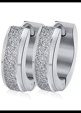 Серьги маленькие кольца