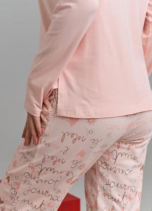 Женская пижама (лонгслив и штаны)  nicoletta  966207 фото