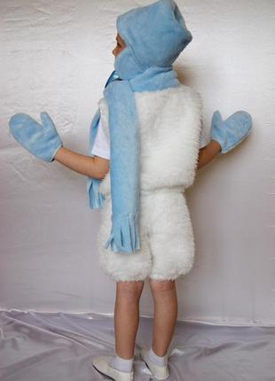 Карнавальний костюм сніговик7 фото