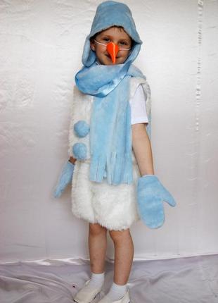 Карнавальний костюм сніговик8 фото