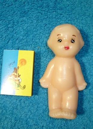 Лялька пупсик-голе в конверті-шапочці 9,5 см, вантаж ссер3 фото