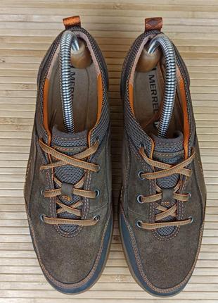 Кожаные кроссовки merrell mocha размер 39 (25 см.)5 фото