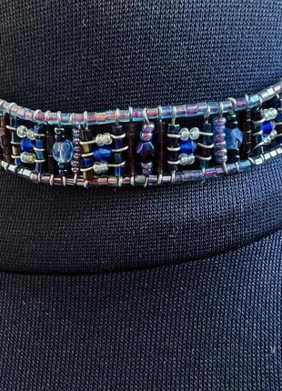Чекер из бисера подвеска ожерелье цепочка бренд - bonobo jeans2 фото