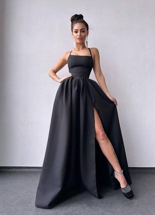 Ніжна сукня максі зі шнурівкою на спинці плаття двогу в підлогу8 фото