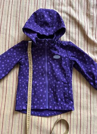 Весенняя куртка для девочки с капишоном 92 4
