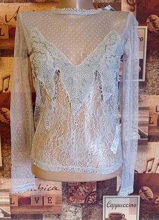 Прозора сексуальна блуза топ topshop,p.36,індія