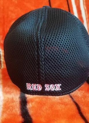 💯⚾ оригинал. стрейчевая кепка new era 39thirty  x mlb boston red sox. очень жирная кепка 👍3 фото