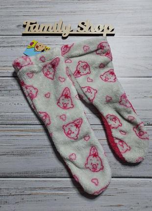 Кімнатні тапочки, плюшеві шкарпетки для дівчинки, euro 24/26, lupilu, німеччина