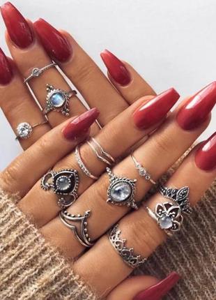 Кольца набор 12-13 шт уценка