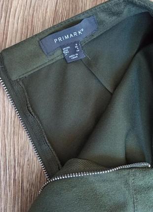 Спідниця хакі а-силует primark 2
