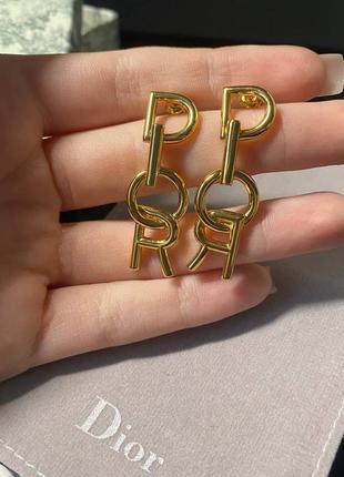 Брендовые серьги 5