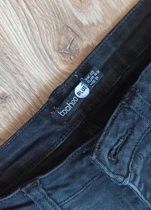 Чорні скінні джинси boohoo2 фото