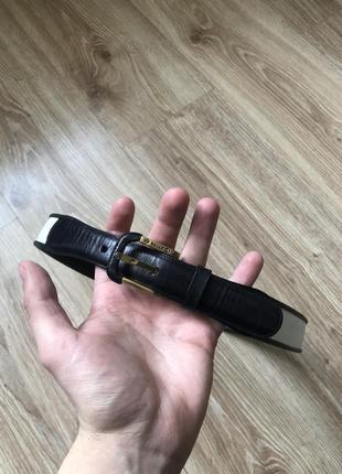 Витажный женский кожаный ремень bally