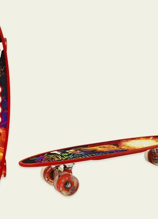 Пенни борд penny board fireball 24" sc20517 60*17 см металл.крепления, колеса pu, с ручкой