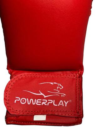 Перчатки для карате powerplay 3027 красные l8 фото