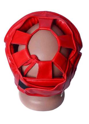 Боксерський шолом тренувальний powerplay 3043 червоний m5 фото