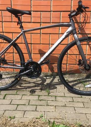 Велосипед crosser xc 300 28" (рама 21) 2021 серо-белый