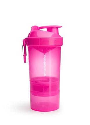 Шейкер спортивний smartshake original2go 600ml neon pink (original)