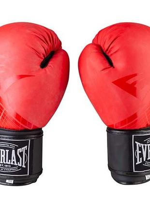 Боксерські рукавички everlast матовий 10oz червоні ev3597/10r