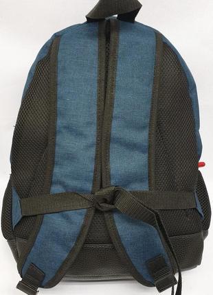 Рюкзак міський спортивний supreme (р-р 35х27см, темно-синій)3 фото