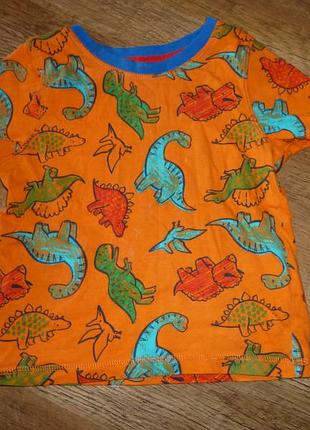 Geоrge футболка с динозаврами на 2-3 года
