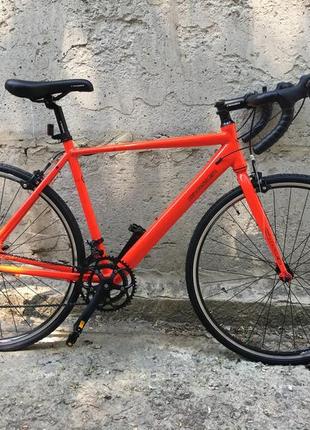 Велосипед шосейний crosser xc 500 28" (14s, рама 20) 2021 червоний1 фото