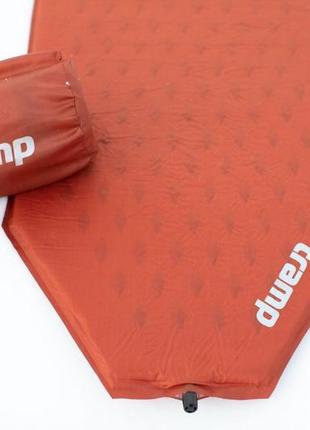 Ультралегкий самонадувающийся коврик tramp ultralight tpu оранжевый 183х51х2,5 tri-0226 фото
