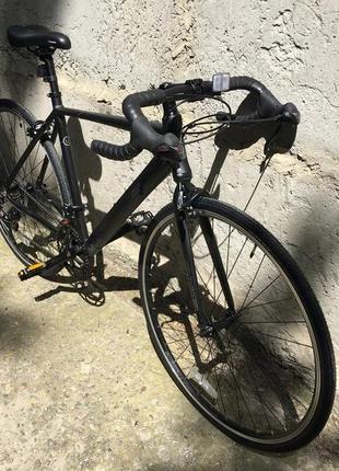 Велосипед шосейний crosser xc 500 28" (14s, рама 20) 2021 чорний2 фото