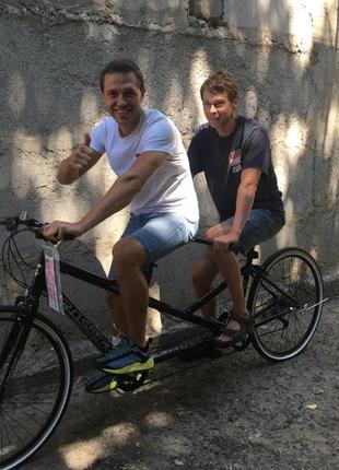 Велосипед tandem duetto 28" чорний