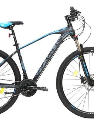 Велосипед найнер crosser lava 29" (рама 18, 21s) hidraulic shimano черно-синий