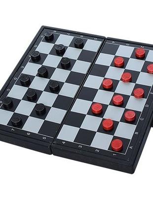 Шахматы, шашки, нарды магнитные 3 в 1 ths-066 (пластик, р-р доски 19см*19см*3см)3 фото