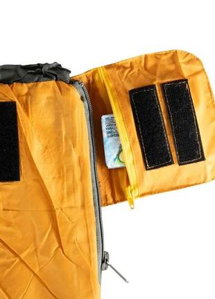 Спальный мешок tramp airy light одеяло правий yellow/grey 190/80 utrs-0578 фото