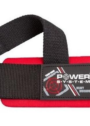 Лямки для тяги з валіком power system ps-3350 power pin black/red2 фото