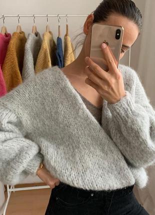 Кардиган оверсайз з вовни альпака8 фото